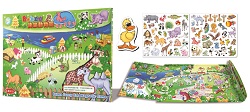 010-動物園磁貼學習3折頁精裝書_信墾