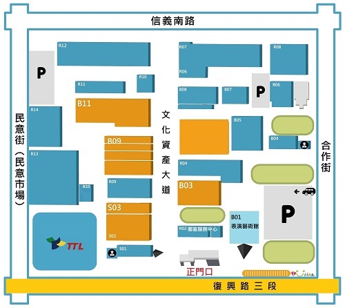 2021 巡迴書展 台中_園區地圖 2021 巡迴書展 台中_園區地圖