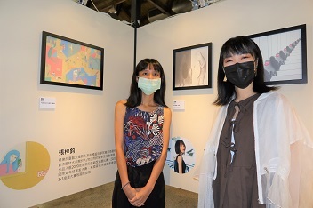 精選主題館巡迴展台中開跑  插畫家丁律妏張梓鈞嬌點現身